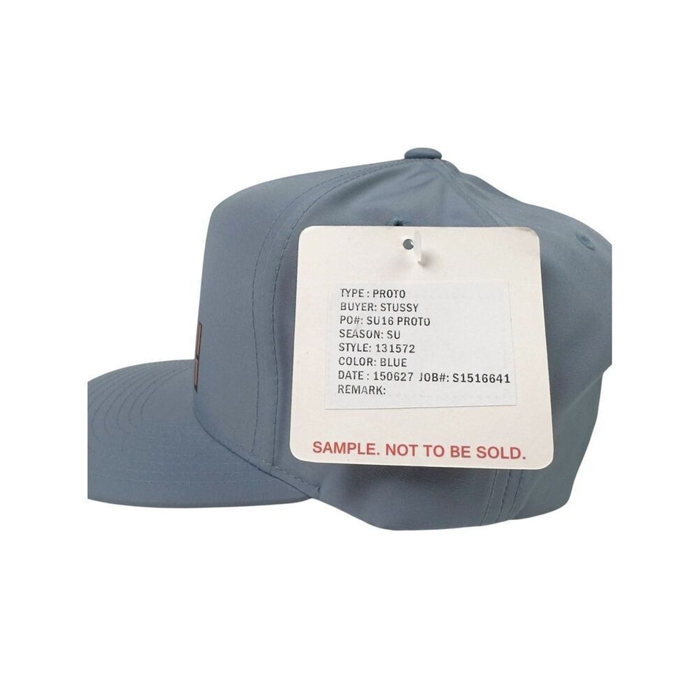 Stussy SnapBack Light Blue Hat Sample Yupoong Summer 2016 - Picture 2 of 6